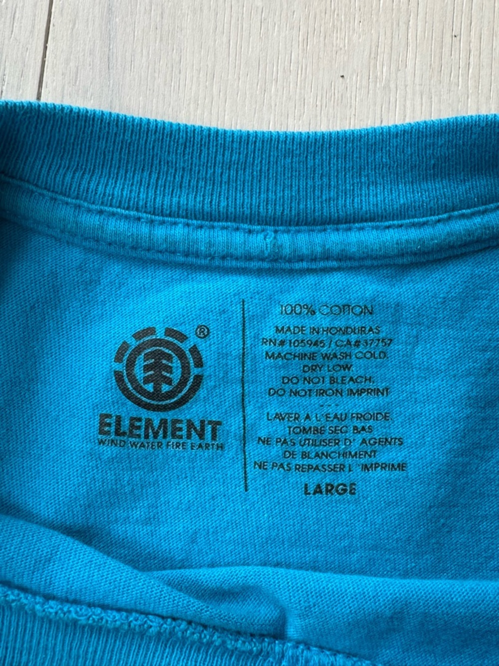 element blue graphic tee - Picture 2 of 3